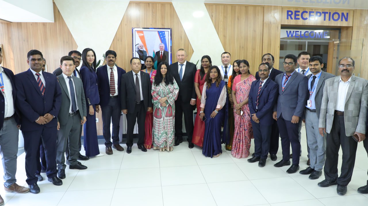 The Ambassador of India to Uzbekistan, Hon. Ms. Smith Pant, visited Sambram University on May 5, 2025.