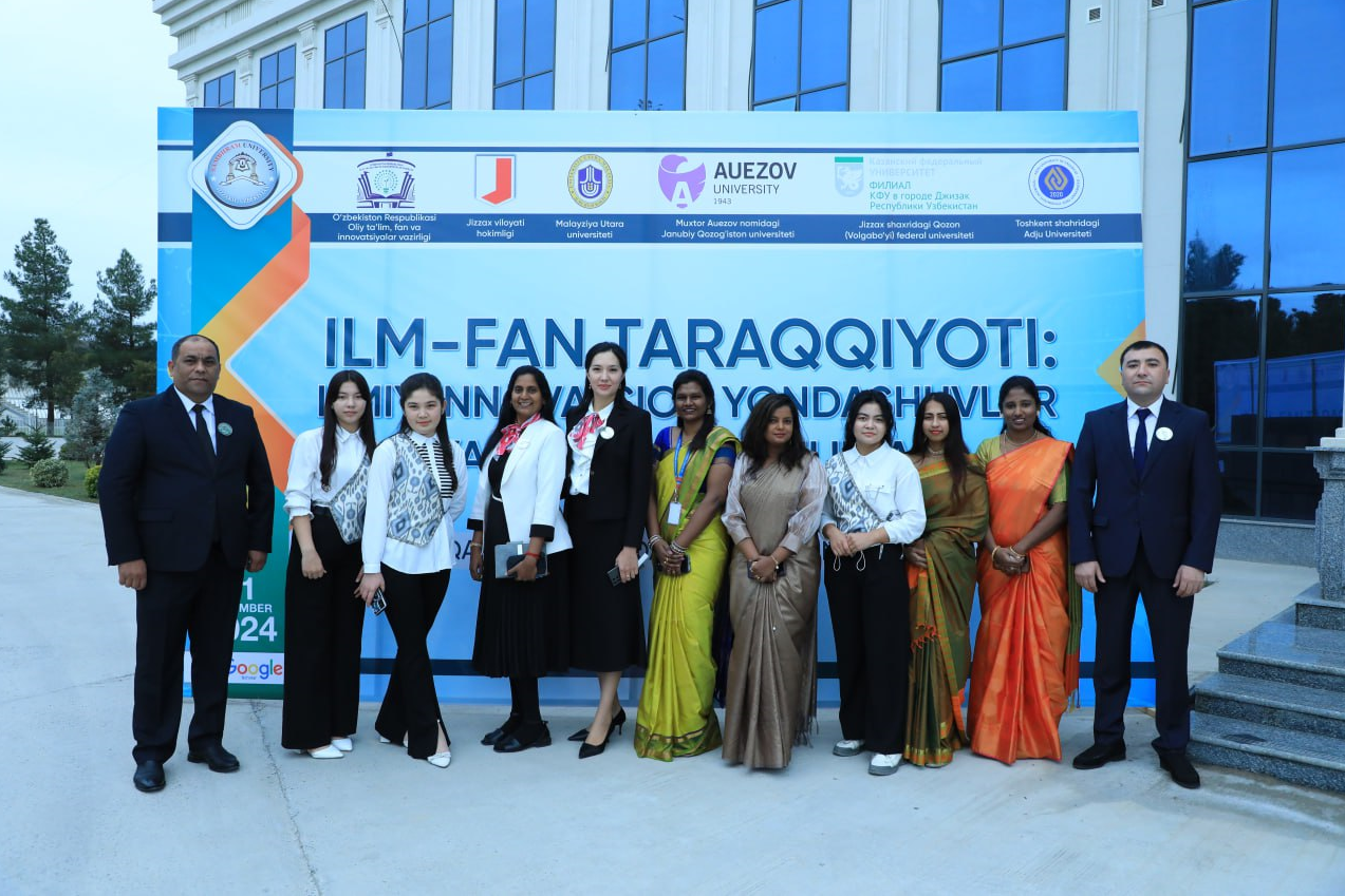 JIZZAX SAMBHRAM UNIVERSITETI NTM Ilm-fan taraqqiyoti: ilmiy innovatsion yondashuvlar va strategik tahlillar. Xalqaro ilmiy-texnik anjuman